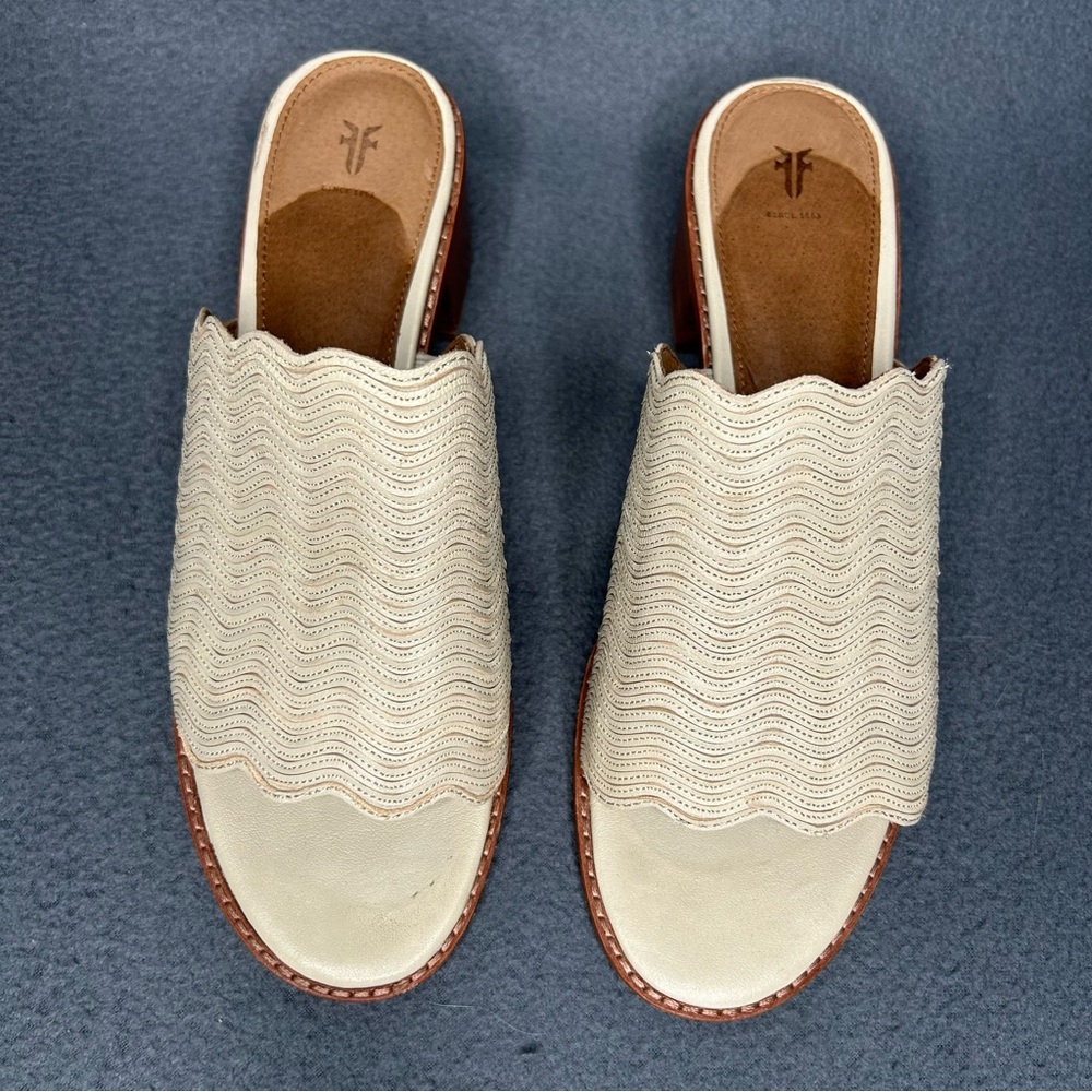 Frye Women's Cindy Wave Mule Sandals Size 9
